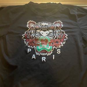 Kenzo black tiger shirt
